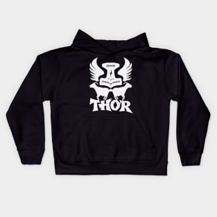 Succeed With THORS MJOLNIR GOATS EMBLEM Kids Hoodie